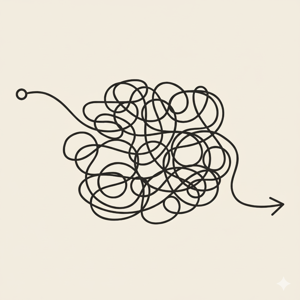 Abstract scribble illustration